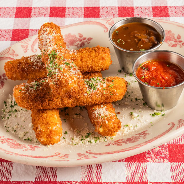 Prosciutto Wrapped Fried Mozzarella.