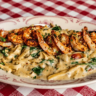 Sicilian Shrimp & Fettuccine