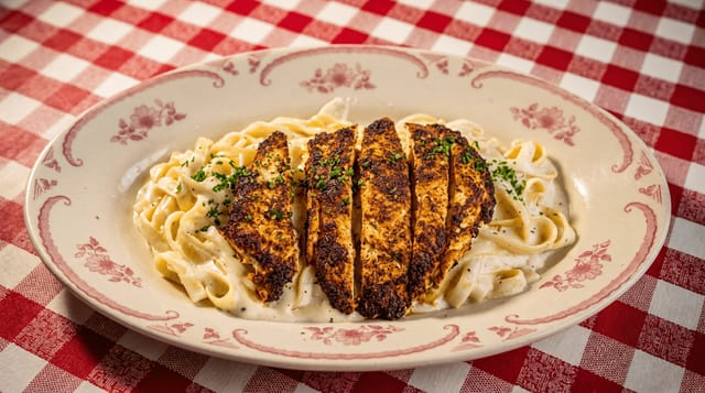 Fettuccine Alfredo.