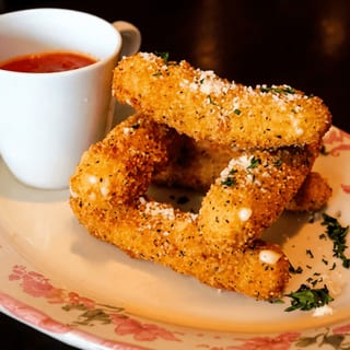 Prosciutto Wrapped Fried Mozzarella